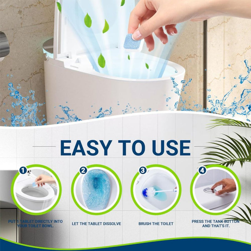 Premium Toilet Cleaner Flush Tablets – Pack of 10