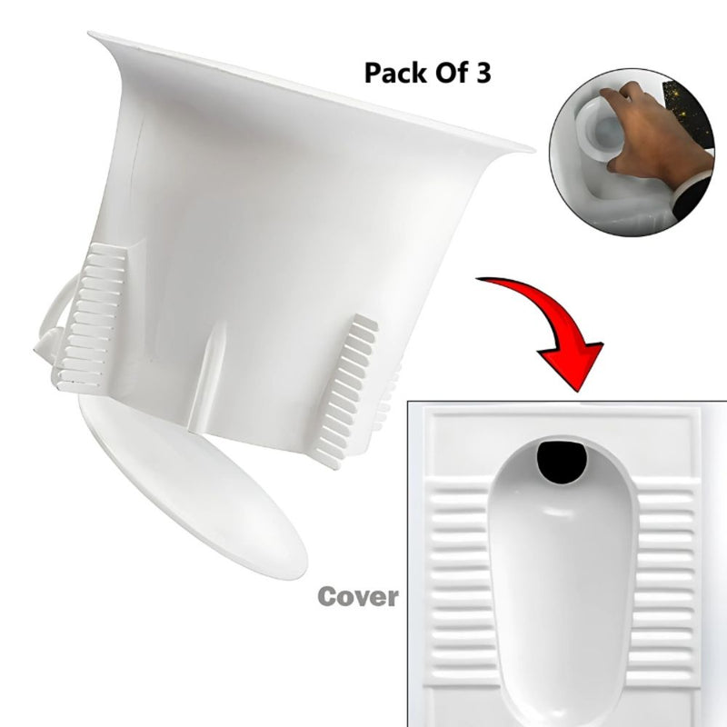 Premium Toilet Hole Cover Caps – Pack of 3