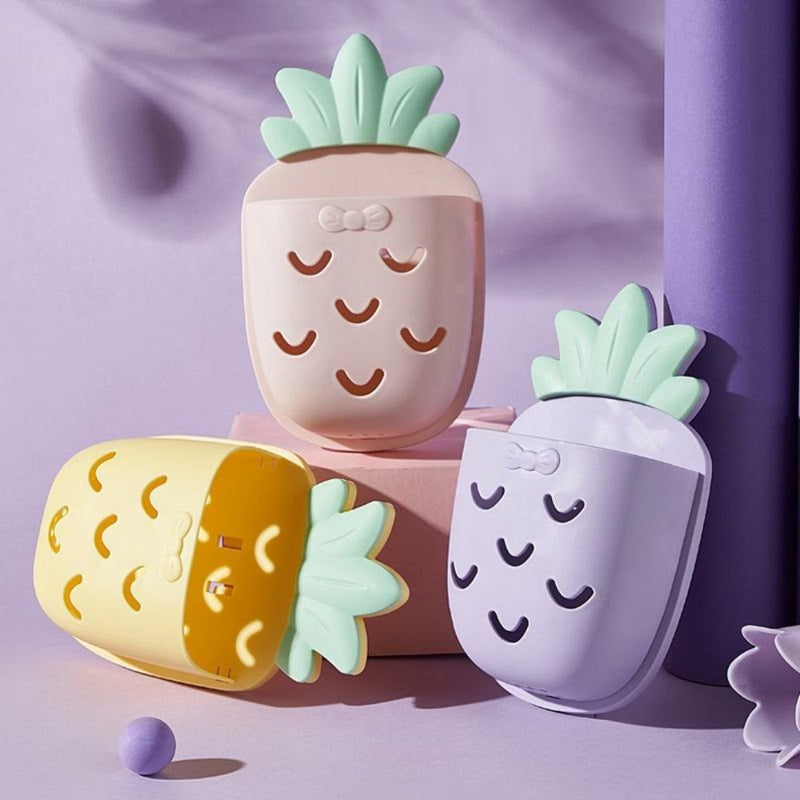 Premium Wall-Mounted Toothpaste & Toothbrush Holder
